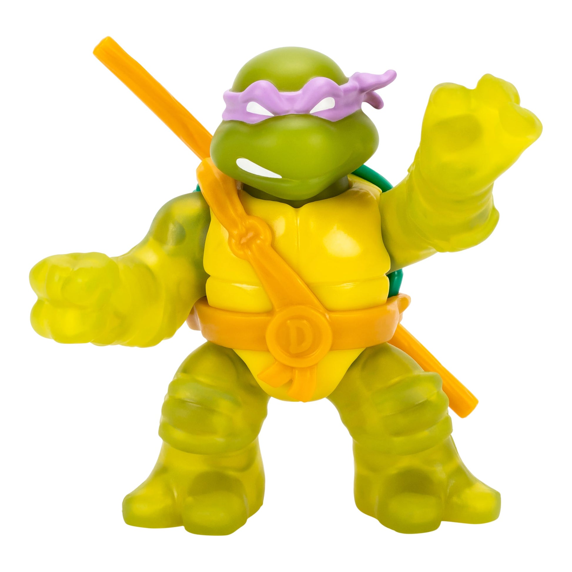 Heroes of Goo Jit Zu Teenage Mutant Ninja Turtles | Turtle Power Team Up 2-Pack | Super Squishy | Super Stretchy Toy Figures | Donatello and