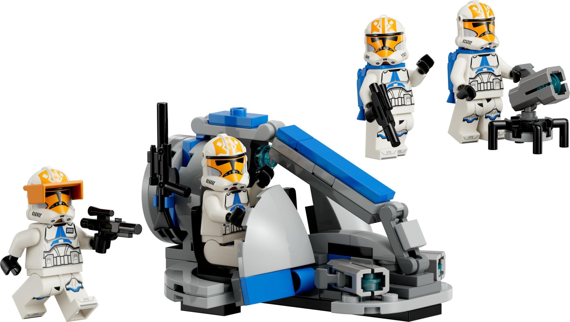 LEGO Star Wars 332nd Ahsoka’s Clone Trooper Battle Pack 75359 Building Toy Set with 4 Star Wars Figures Including Clone Captain Vaughn, Star Wars Toy