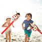 OBANGONG 6 Pcs Inflatable Stick Horse Toy for Kids - Funny Balloon Horse Head for Baby Shower and Cowboy Party Supplies