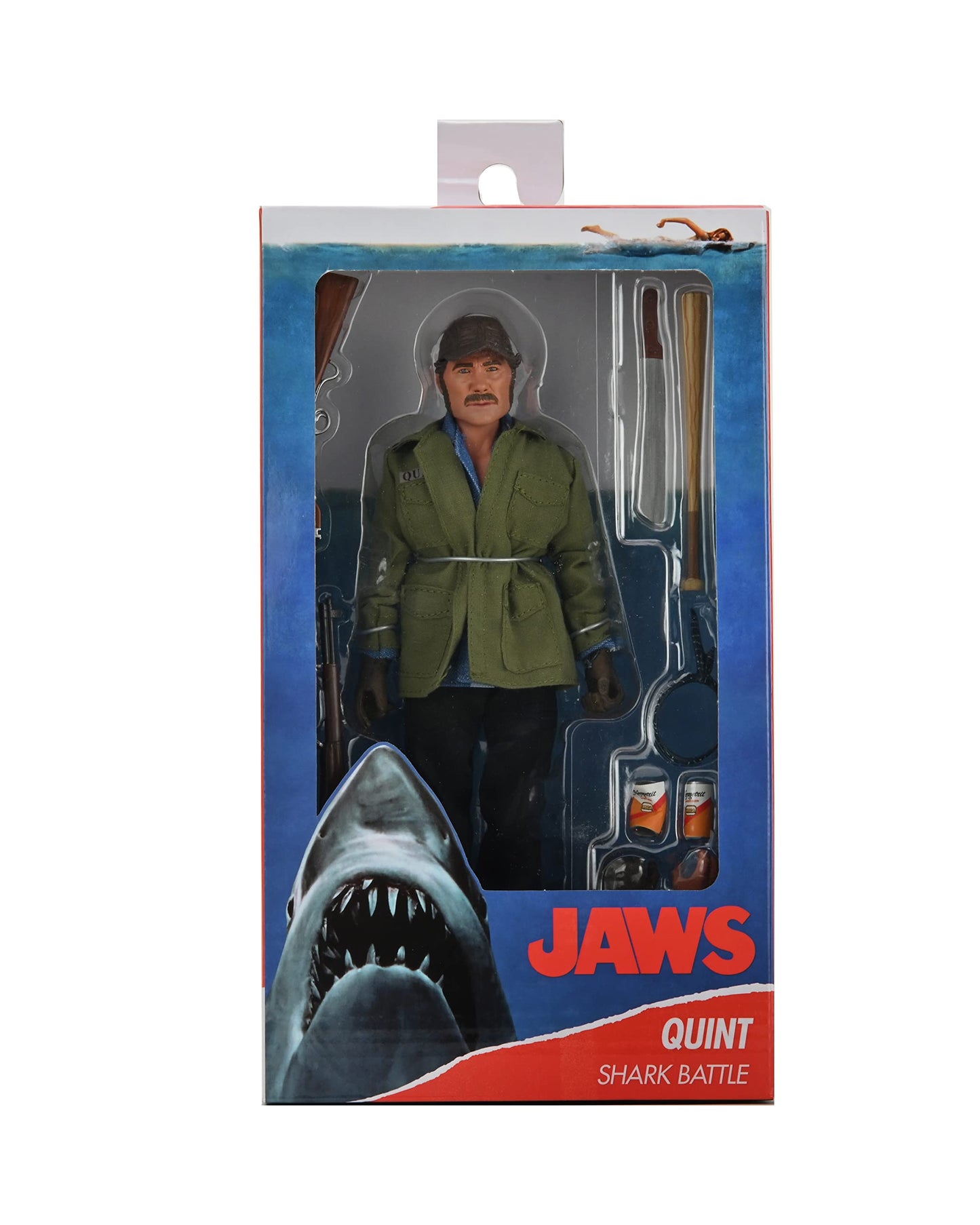 NECA Jaws - Sam Quint - 8” Clothed Action Figure
