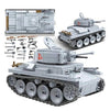 General Jim's WW2 Lt-38 Panzer Tank Building Set - German Army Panzerkampfwagen 38(t) Model, Movable Treads, Realistic Accessories, Compatible