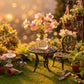 Miniature Flowers in Vase Set - 1:6 Scale Dollhouse Décor with Realistic Details, Tiny Floral Arrangements for Micro Landscape, Train Platform