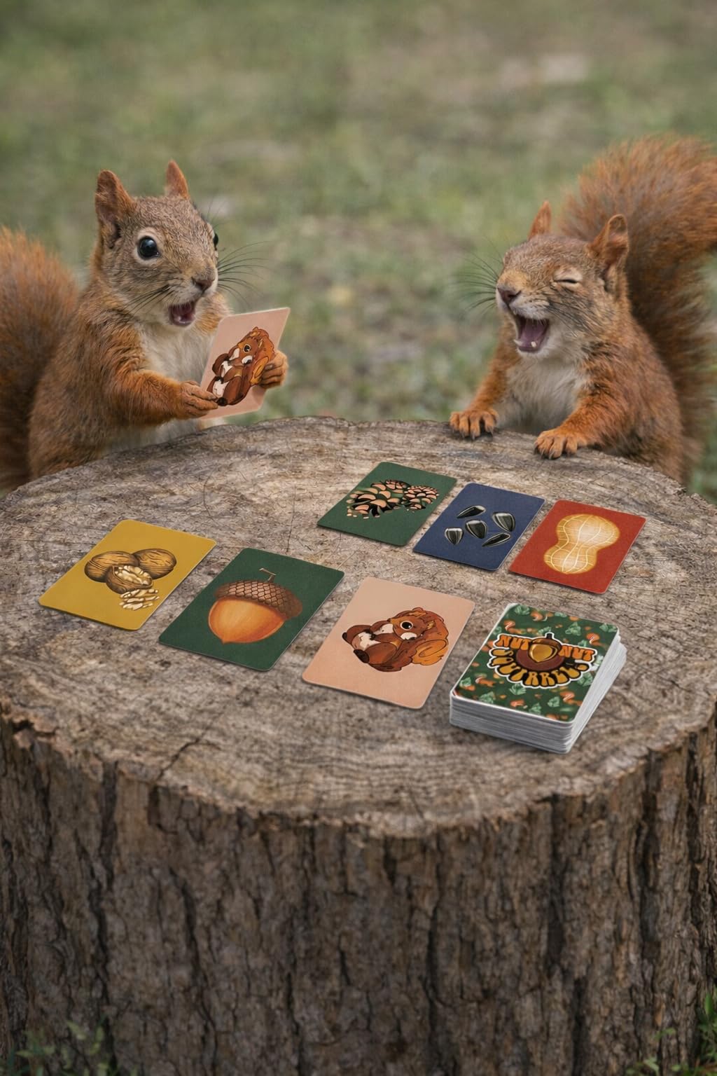nut nut Squirrel! - A Quick, Nutty Card Game for Kids & Families. Guard Your Nuts from Those Sketchy Squirrels in a Game Filled with Strategy