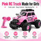 10Leccion Pink RC Monster Truck for Girls Ages 3-8
