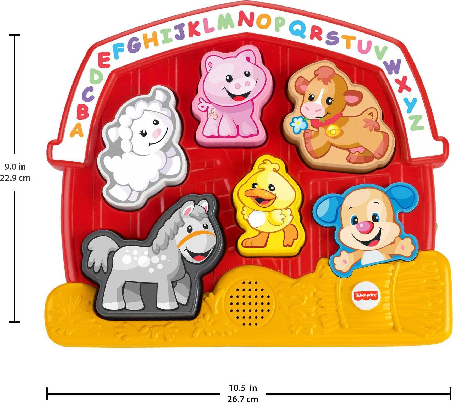 Fisher-Price Laugh & Learn Farm Animal Puzzle Toddler Toy