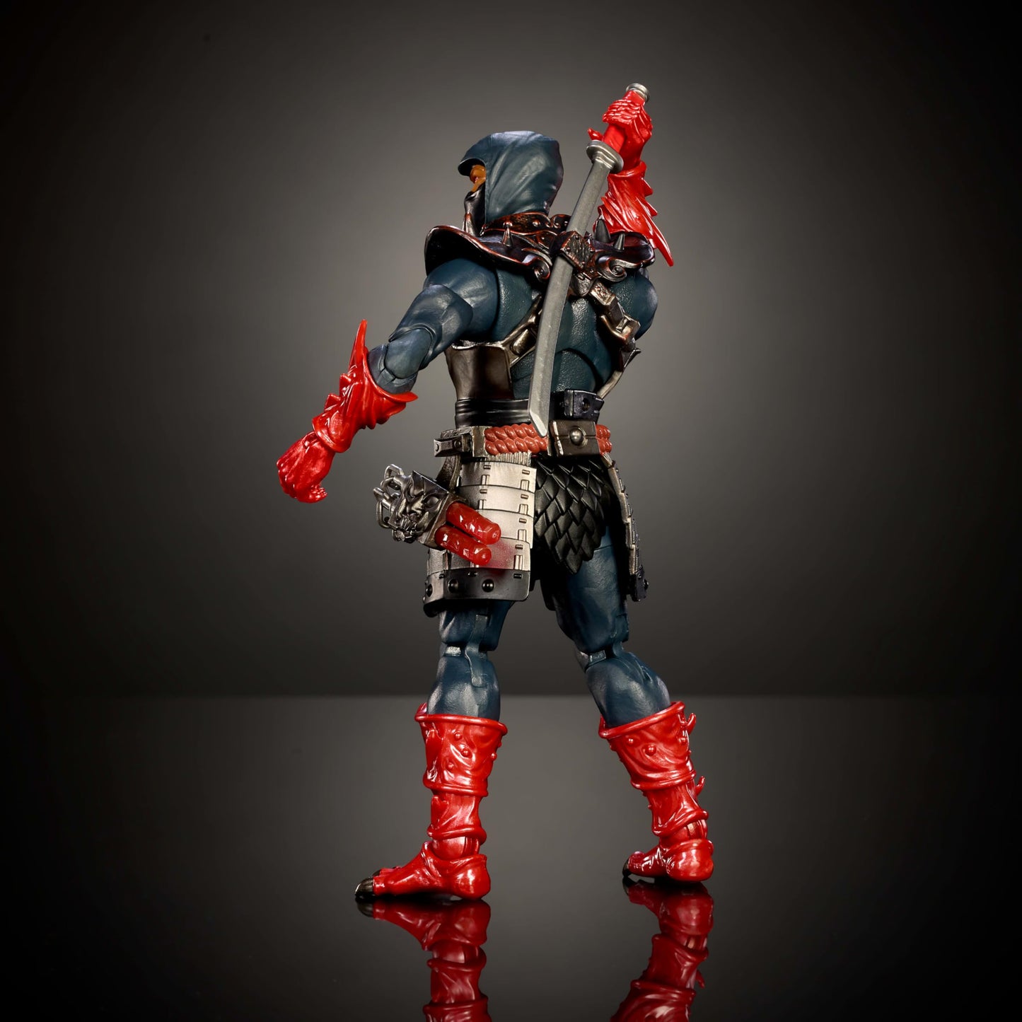 Masters of the Universe Masterverse Action Figure Ninjor, 30 Articulations, 7-inch Motu Toy, Deluxe Design, Armor & Weapon Accessories