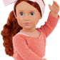 Our Generation - 18-inch Ballerina Doll - Red Hair & Blue Eyes - Ballet Outfit & Hair Bow - Pretend Play - Toys for Kids Ages 3 and Up - Aubrie