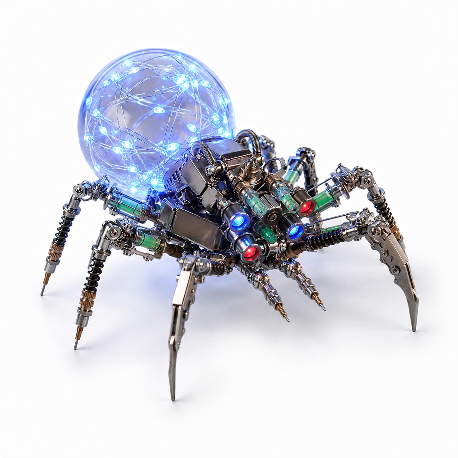 3D Metal Puzzle for Adults,Spider Puzzle Building Set?3D Metal Model Kit, Brain Teaser Puzzles DIY Assembling for Stress Relief - High end Men's Gift