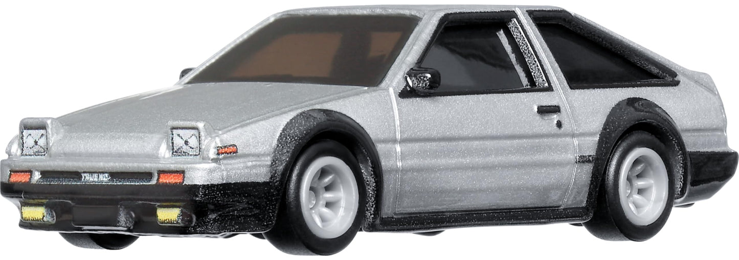 Hot Wheels Toy Car, Premium Fast & Furious 1:64 Scale Die-Cast Toyota AE86 Sprinter Trueno for Collectors, Inspired by Fast Movie Franchise