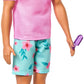 Barbie Mysteries: Beach Detectives Ken Doll Wearing Removeable Signature Outfit with Storytelling Accessories, Including Apron & Snacks