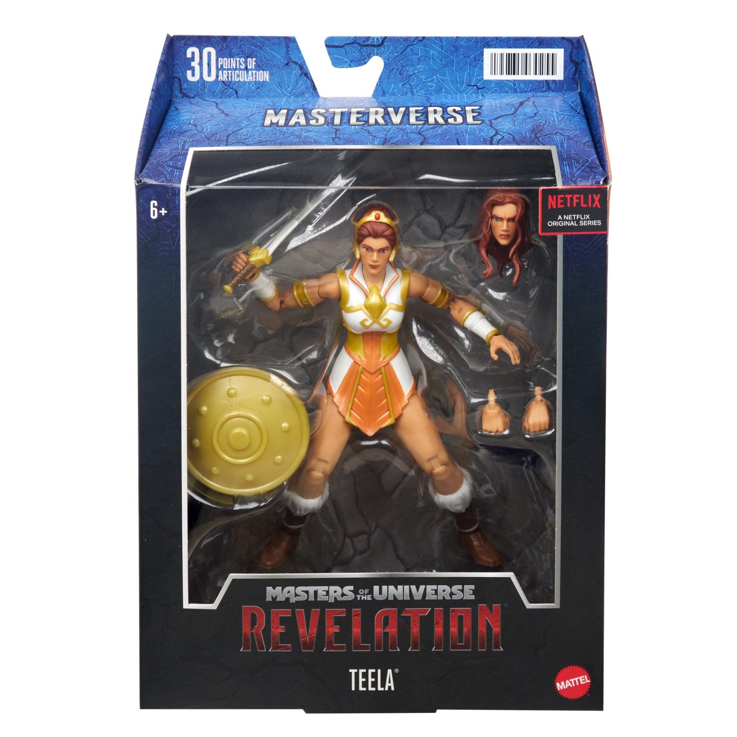 Masters Of The Universe Masterverse Collection, 7-In MOTU Teela Battle Figures For Storytelling Play And Display, Gift For Kids Age 6 And Older