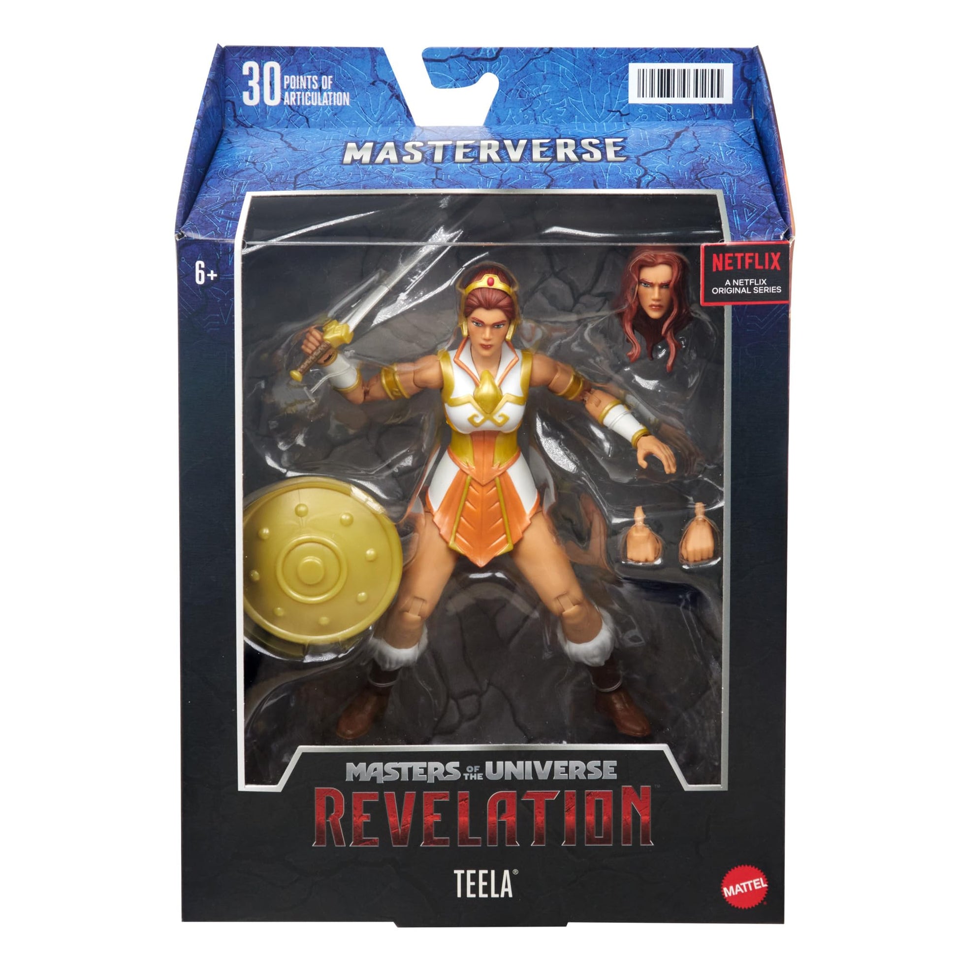 Masters Of The Universe Masterverse Collection, 7-In MOTU Teela Battle Figures For Storytelling Play And Display, Gift For Kids Age 6 And Older