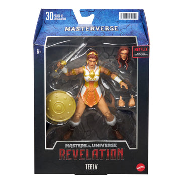 Masters Of The Universe Masterverse Collection, 7-In MOTU Teela Battle Figures For Storytelling Play And Display, Gift For Kids Age 6 And Older