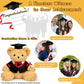 QUIRAI Graduation Teddy Bear 2026, 12" Teddy Bear Stuffed Animal for Preschool Kindergarten College Grads, Soft Keepsake Graduation Plush Gift