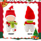 4 Pcs Lububu Christmas Clothes Compatible with 17cm Doll Clothes, Christmas Elf Accessories Sets Include Hat, Scarf, Top & Pants Costume for Dolls