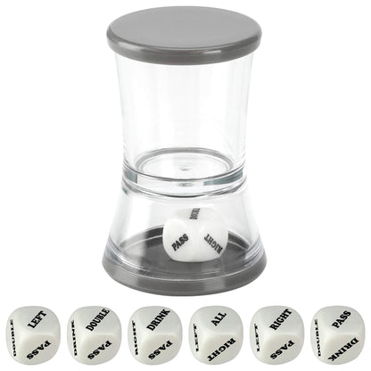 Barbuzzo Loaded Dice - The Ultimate Home Party Drinking Game - Fill the Shot, Slam it Down, & Do Whatever the Die Tells you to Do - Great Gift