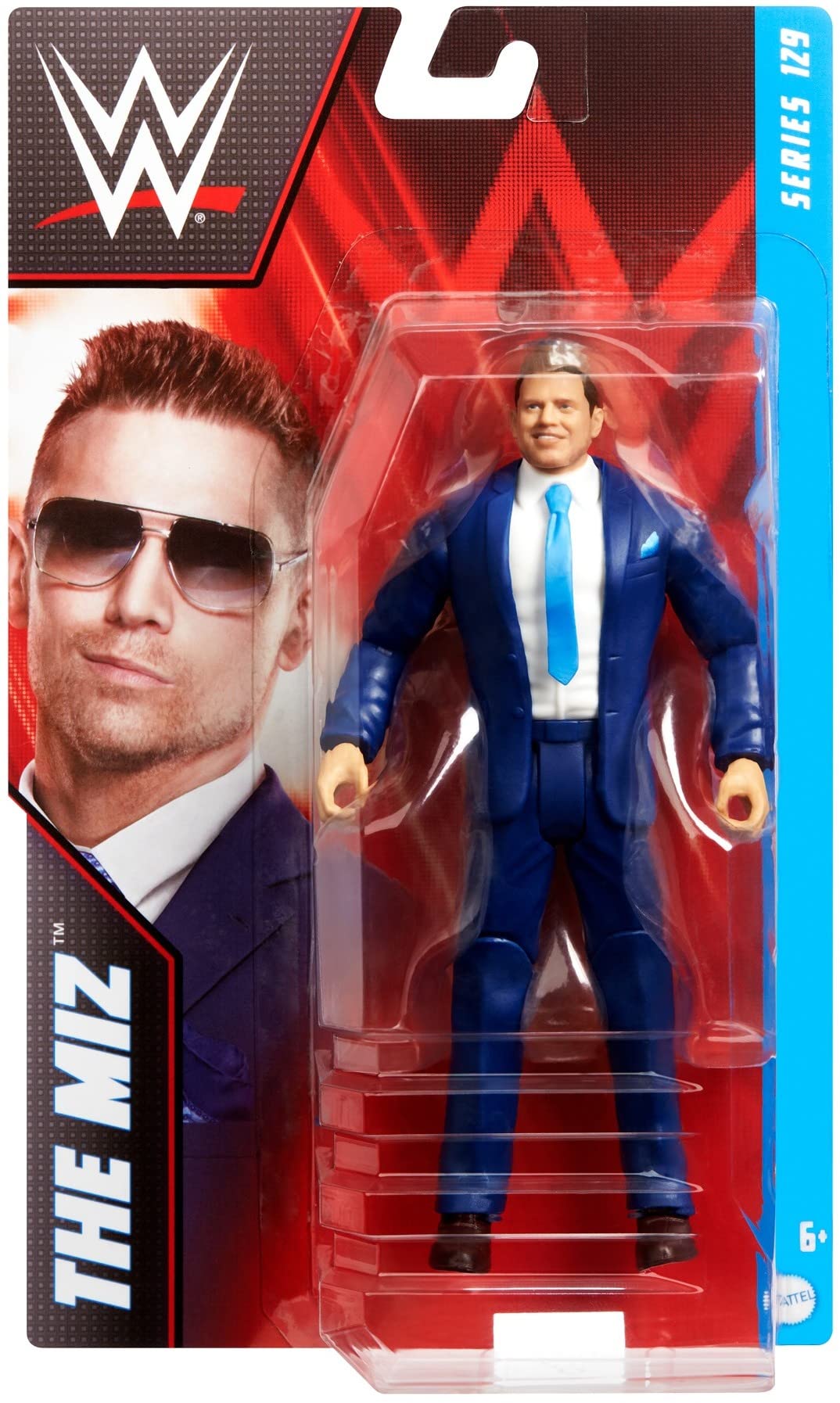 WWE Basic The Miz Action Figure, Posable 6-inch Collectible for Ages 6 Years Old & Up