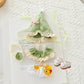 Clothes for Dolls Accessories, Elf Outfit Set 4 Pieces for 15cm 17cm Doll, Cute Hat Shoes Clothing Set Replacement Green (No Doll)