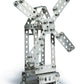 Eitech Crane and Windmill Construction Set and Educational Toy - Intro to Engineering and STEM Learning, Steel (10005-C05)