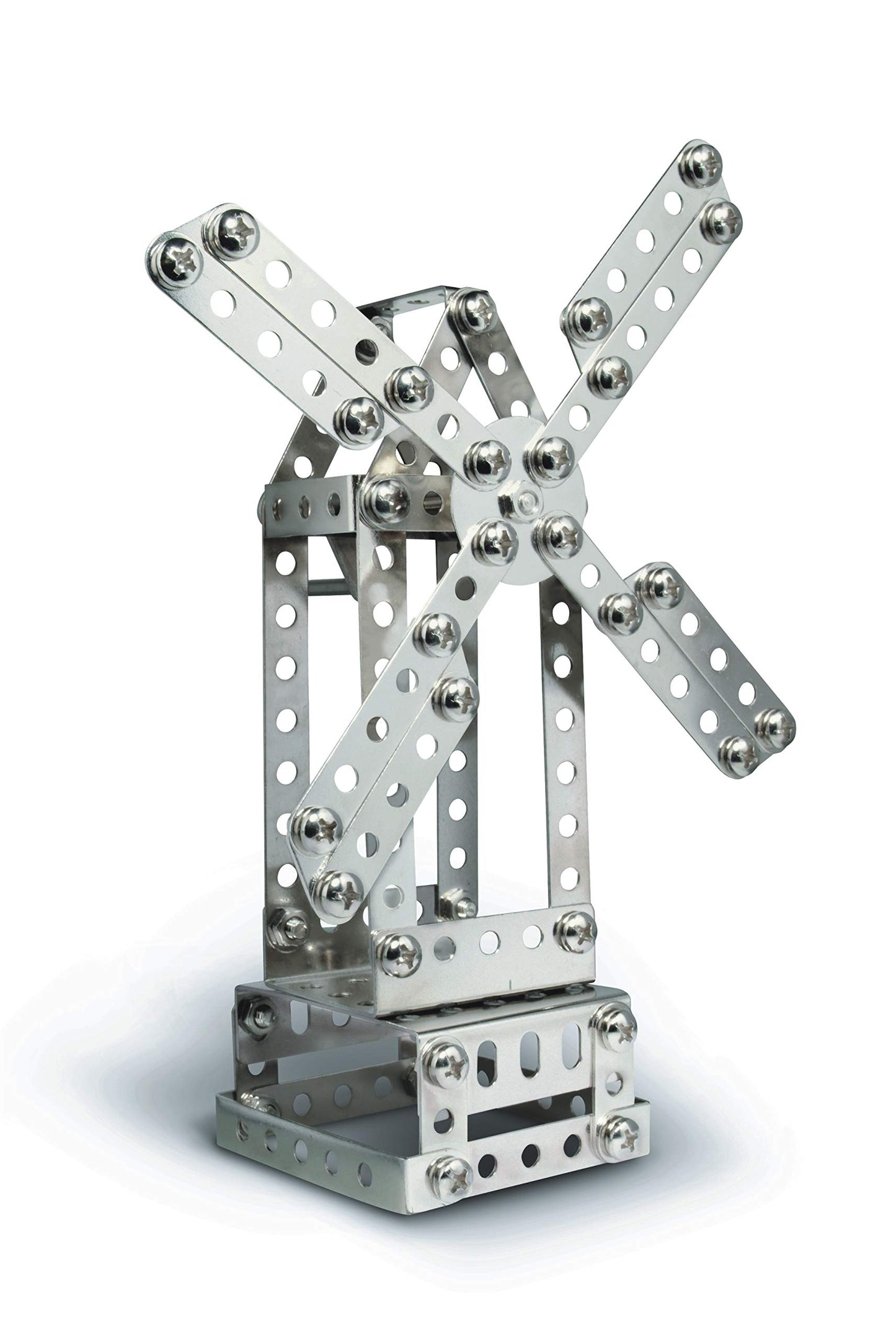 Eitech Crane and Windmill Construction Set and Educational Toy - Intro to Engineering and STEM Learning, Steel (10005-C05)