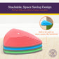 Special Supplies Stepping Stones for Kids Indoor and Outdoor Balance Blocks Promote Coordination, Balance, Strength Child Safe Rubber, Non-Slip Edging