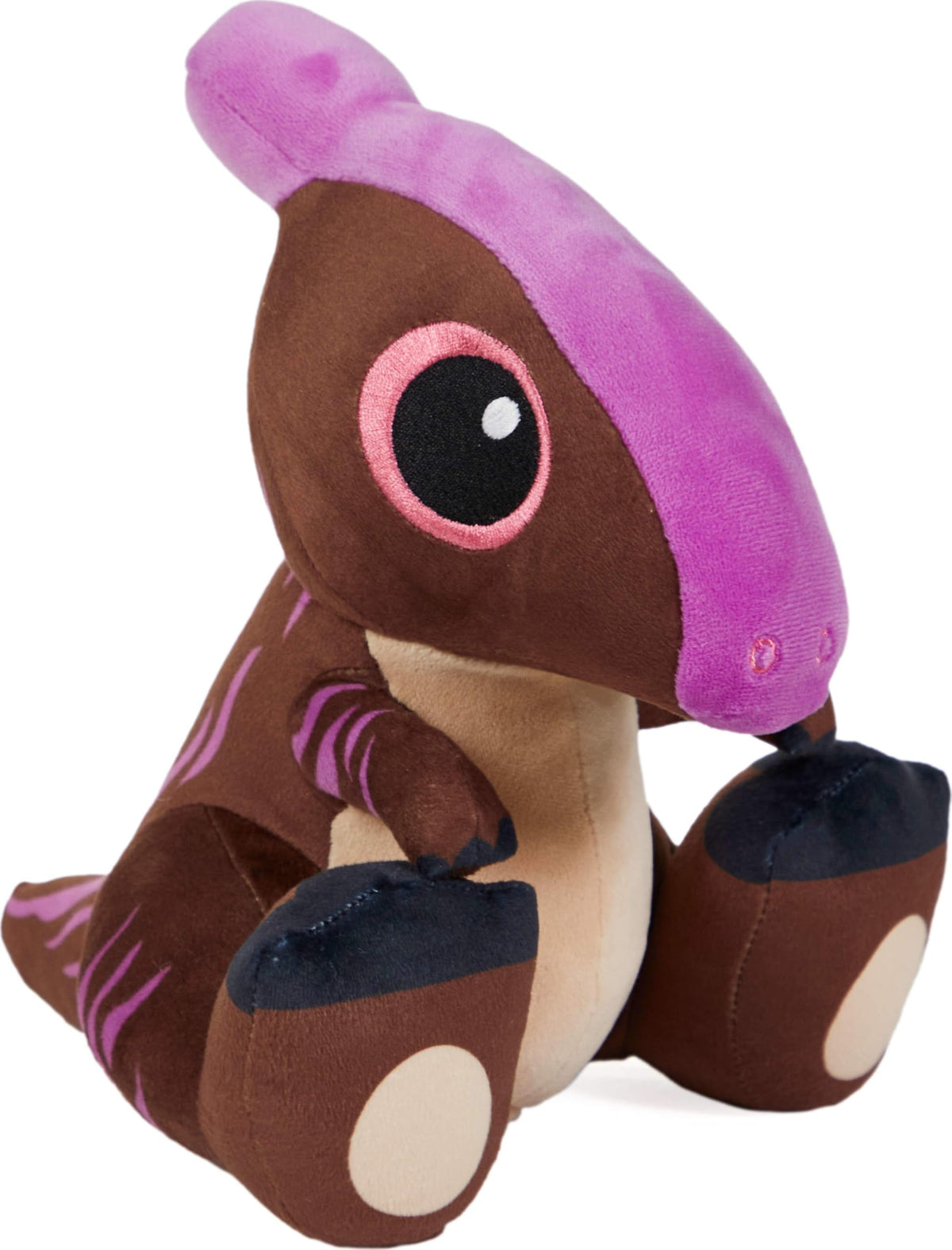 Mattel Jurassic World: Chaos Theory Dinosaur Plush Toy, Parasaurolophus with Glowing Feature, Floppy Legged 10-inch Soft Doll Collectible
