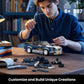Mould King 1967 Classic Sports Car Building Kits, MOC Racing Car Toys Model, Vehicle Blocks Set Suitable for Boys to Build, House Decoration Gifts