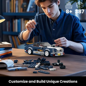 Mould King 1967 Classic Sports Car Building Kits, MOC Racing Car Toys Model, Vehicle Blocks Set Suitable for Boys to Build, House Decoration Gifts