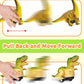 Greingways 4 Pack Dinosaur Pull Back Cars Prefilled Plastic Easter Eggs with Toys Inside Filled, Toddler Easter Basket Stuffers Egg Fillers Montessori