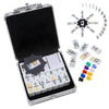 Homwom Mexican Train Dominoes with Numbers Double 12 Colored Numerical Dominoes Game Set 91 Tiles with 9 Trains, Scoreboard, Octagon Shape Hub