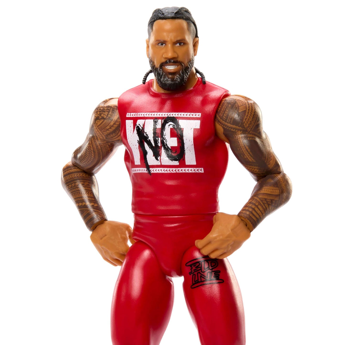 Mattel WWE Jimmy USO Action Figure, Main Event Series #155 6-inch Collectible with 10 Articulation Points & Life-Like Look
