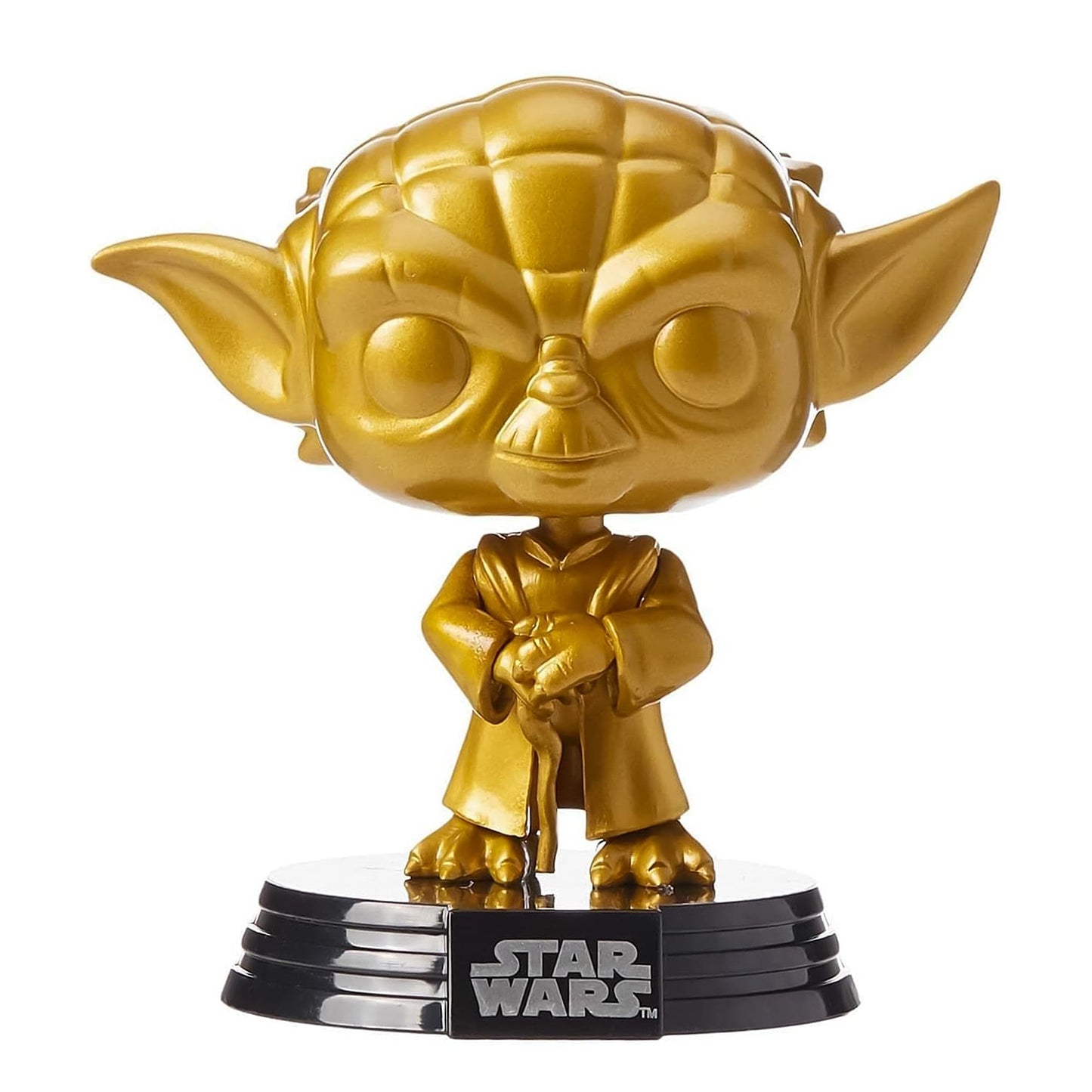 Funko Star Wars POP 4 Inch Vinyl Figure | Metallic Gold Yoda