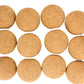 Game Room Guys Natural Cork Foosballs Compatible with Shelti Tornado Dynamo Tables - Set of 12
