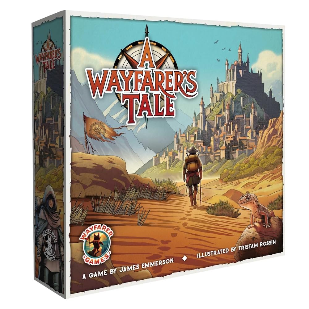 A Wayfarer’s Tale: The Journey Begins - Strategic Board Game for 1-4 Players, Ages 10+, 45-60 Minutes, with Narrative Solo Mode | A Map-Based Game