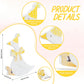 3 Pcs Wooden Silly Goose Birthday Party Decorations, Bow Goose Table Centerpiece Set, Funny Decor for Party Favor, Tiered Tray Desk Decor Set, 6.0