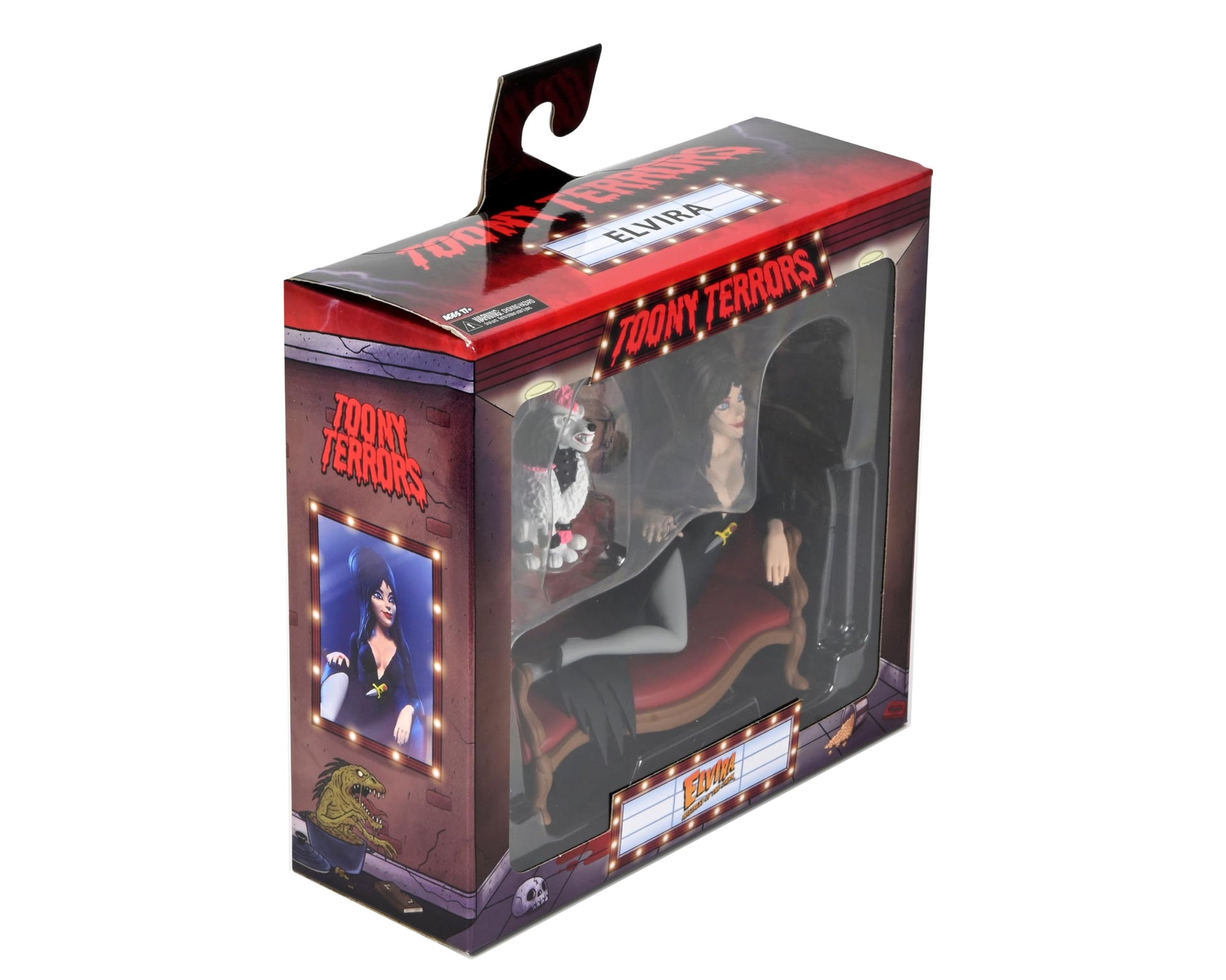 NECA - Elvira on Couch (Toony Terrors) 6" Action Figure Boxed Set