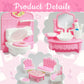 20 Pieces Doll House Furniture and Accessories Set Dollhouse Furniture Set Mini Dollhouse Furniture 1 12 Scale Bedroom Living Room Bathroom Furniture