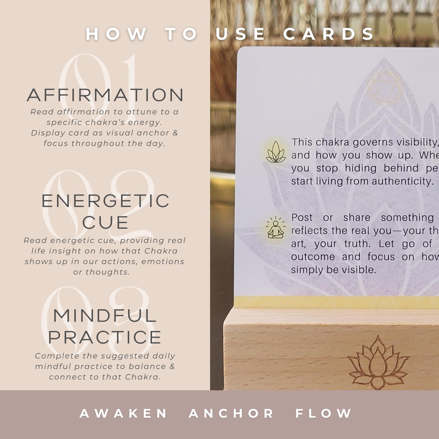 Getta Girl Aura Chakra Affirmations & Ritual Deck: 57 Daily Mindfulness & Meditation Activity Cards | Balance Mind, Body & Spirit | Wellness Self-Care