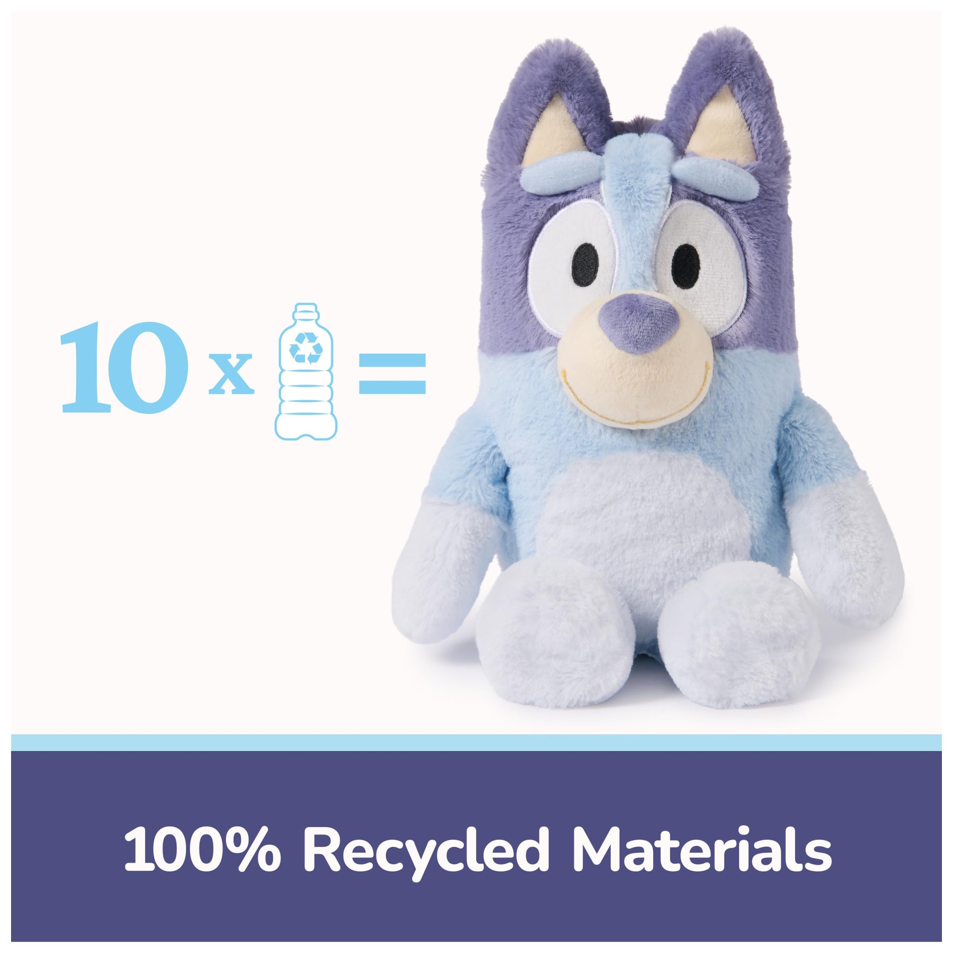 GUND Bluey Sustainably Soft Bluey 13-Inch Plush Toy, Ages 0+