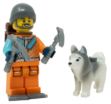 LEGO City: Arctic Explorer Minifigure with Husky Ages 6+