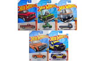 Hot Wheels Hot Trucks Die-Cast Cars, 5-Pack, Random Hot Trucks Collection