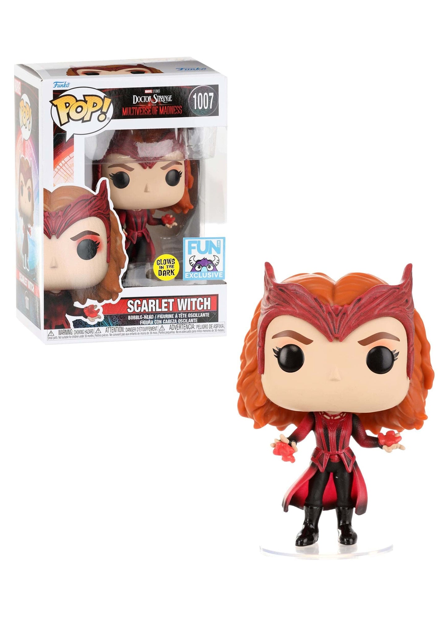 POP! Marvel: Doctor Strange in the Multiverse of Madness - Glow in the Dark Scarlet Witch Vinyl Figure Standard