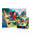 New York Puzzle Company - Harry Potter Quidditch Mini - 100 Piece Jigsaw Puzzle for Adults by Mary GrandPré