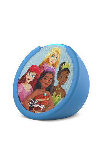 Amazon Echo Pop Kids (newest model), Enjoy age-appropriate audiobooks, interactive games and Alexa+ experiences to create and learn, Disney Princess