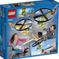 LEGO City Air Race 60260 Flying Helicopter Toy, Features 2 Ripcord Helicopters, Stunt Plane Aircraft Toy, 2 Pylons, Plus Rivera, Xtreme and Vitarush