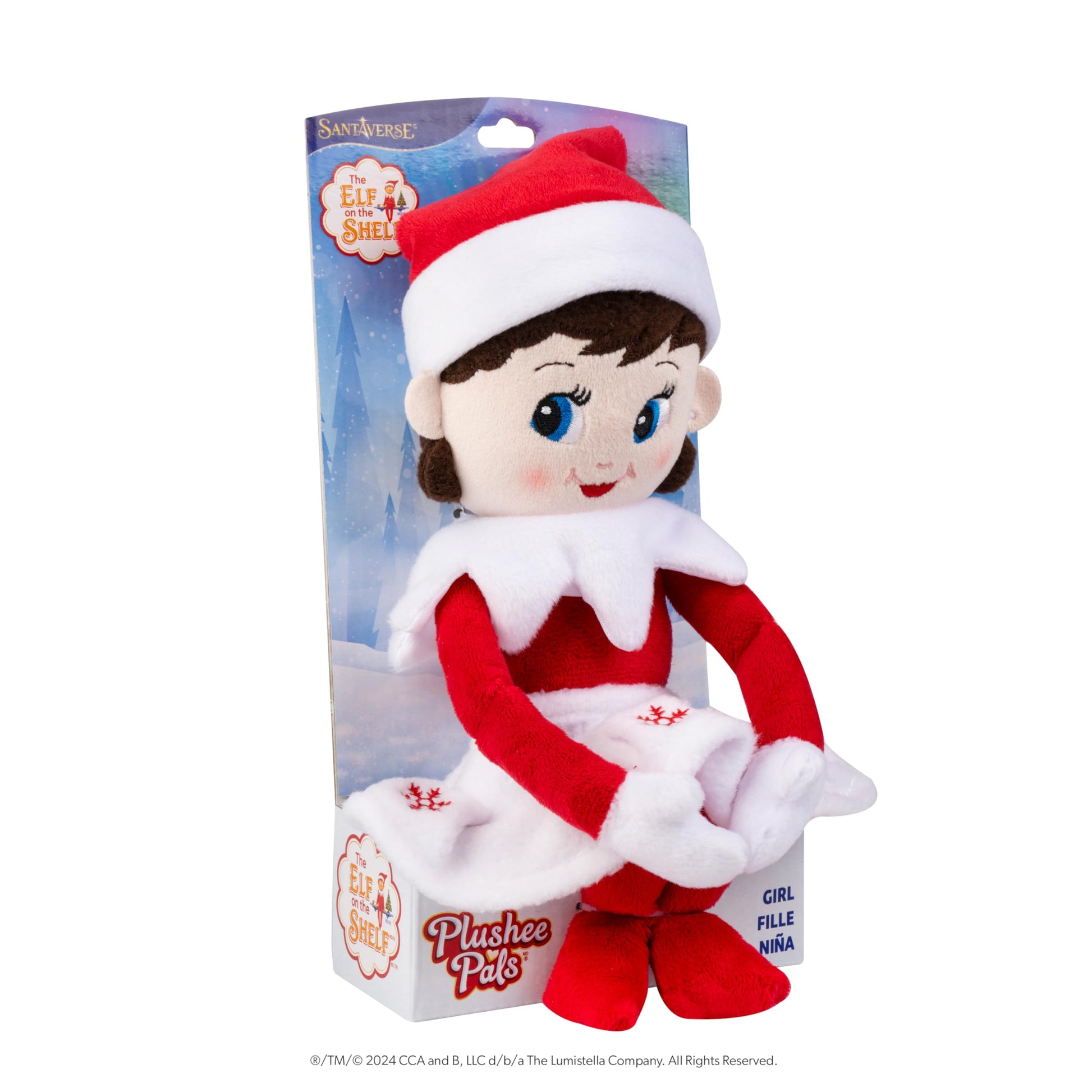 The Elf on the Shelf Plushee Pals 17-Inch Girl Scout Elf Plush Blue Eyes