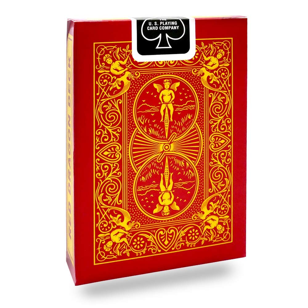 Bicycle Dragon Deck - Reverse Back Red Limited Edition Year of The Dragon Playing Cards