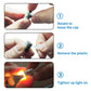 SUZEYAR 10 pcs Miniature Led Lights,Tiny Lights for Hand Craft/DIY,Miniature Lights Battery Powered, Dollhouse Light,Mini Lights for Toy Brick