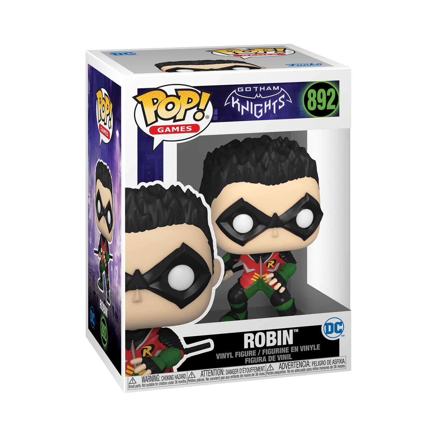 Funko POP! Games: Gotham Knights - Robin - Batman - Collectable Vinyl Figure - Gift Idea - Official Merchandise - for Kids & Adults - Video Games Fans