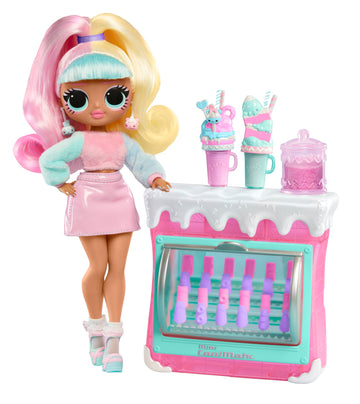 LOL Surprise OMG Sweet Nails - Candylicious Sprinkles Shop with 15 Surprises, Including Real Nail Polish, Press On Nails, Sticker Sheets, Glitter, 1